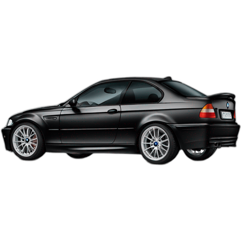 E46 BMW couleur noir emoji