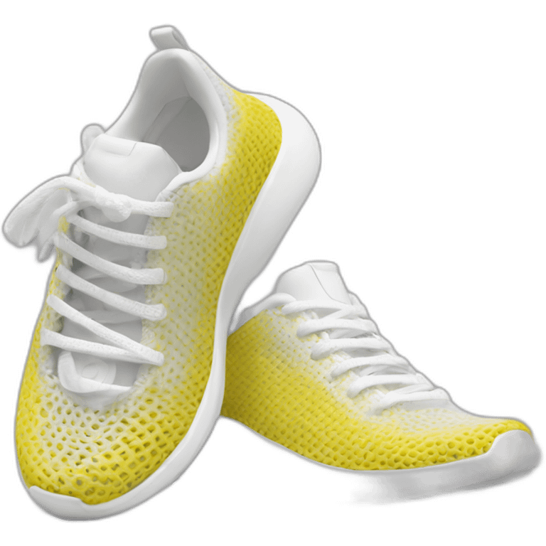 tech-loom bliss mesh pvc sneakers emoji