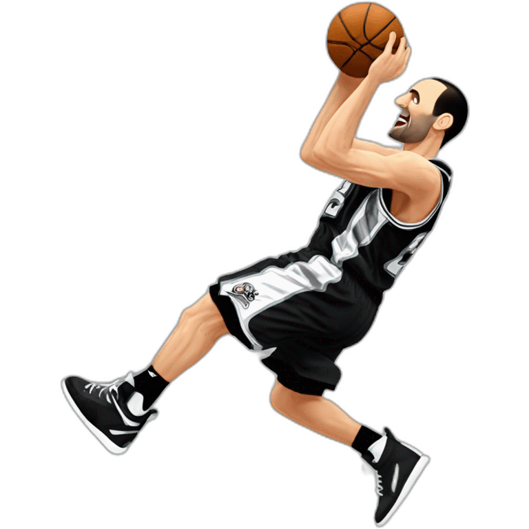 Manu ginobili dunk emoji