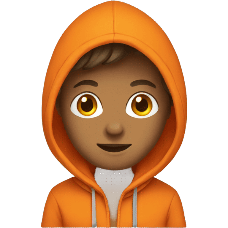 Orange hoodie  emoji