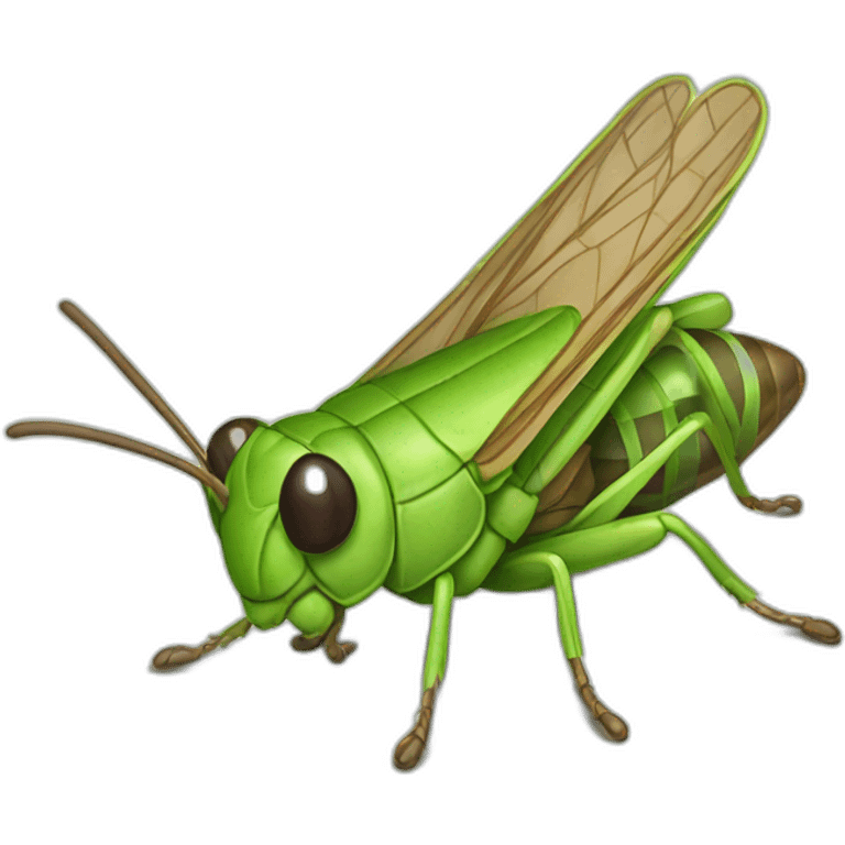 Grass hopper emoji