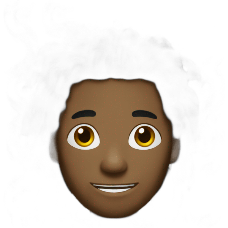 black man with Dreads and snake around neck emoji