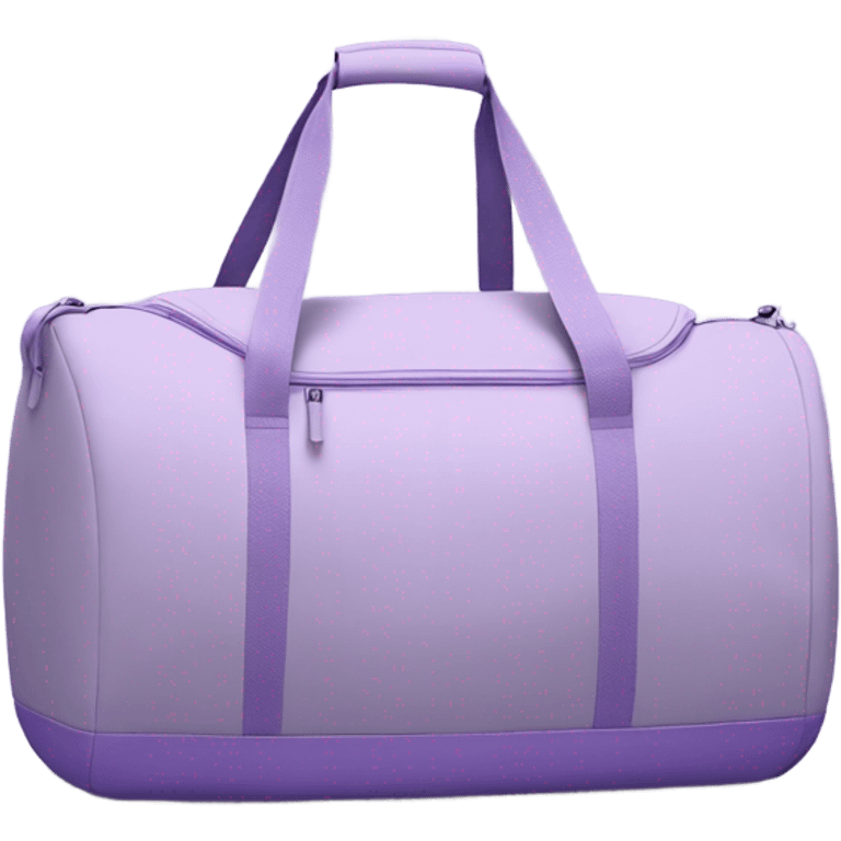 Lavender gym bag emoji