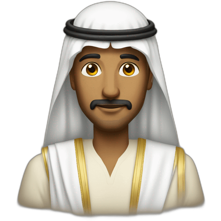 Rich-Saudi-man emoji