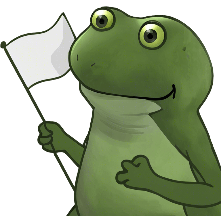 bufo holding a white flag emoji