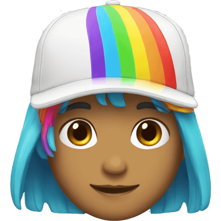 rainbow cap emoji