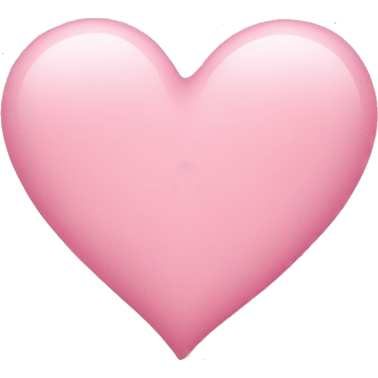 Baby pink heart emoji