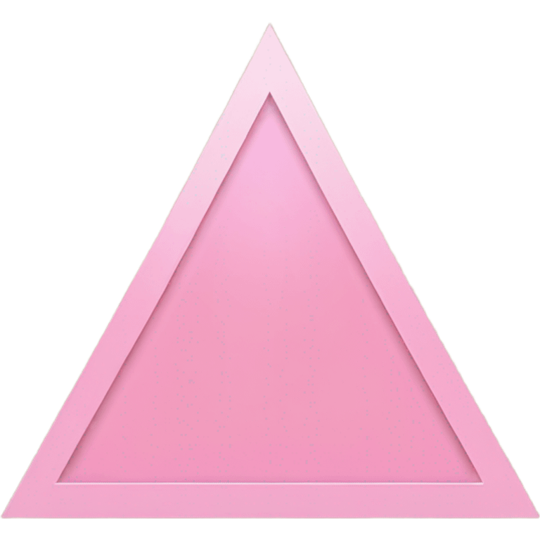 Pink triangle from the Weezer song emoji