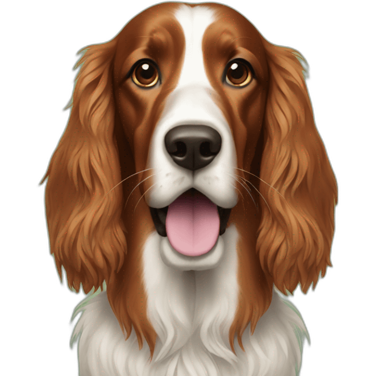 irish setter saying yes emoji