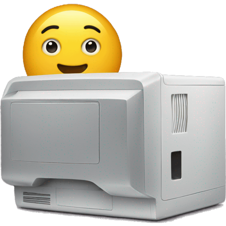 computer and mairmade emoji