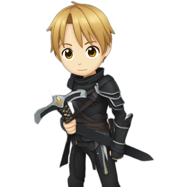 Kirito in sword art online emoji