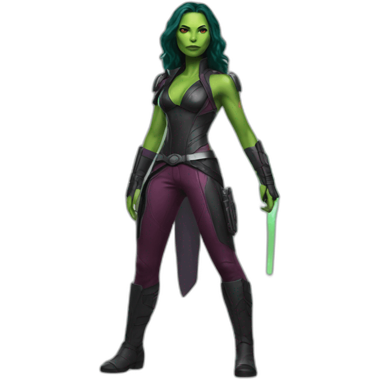 Gamora full body emoji