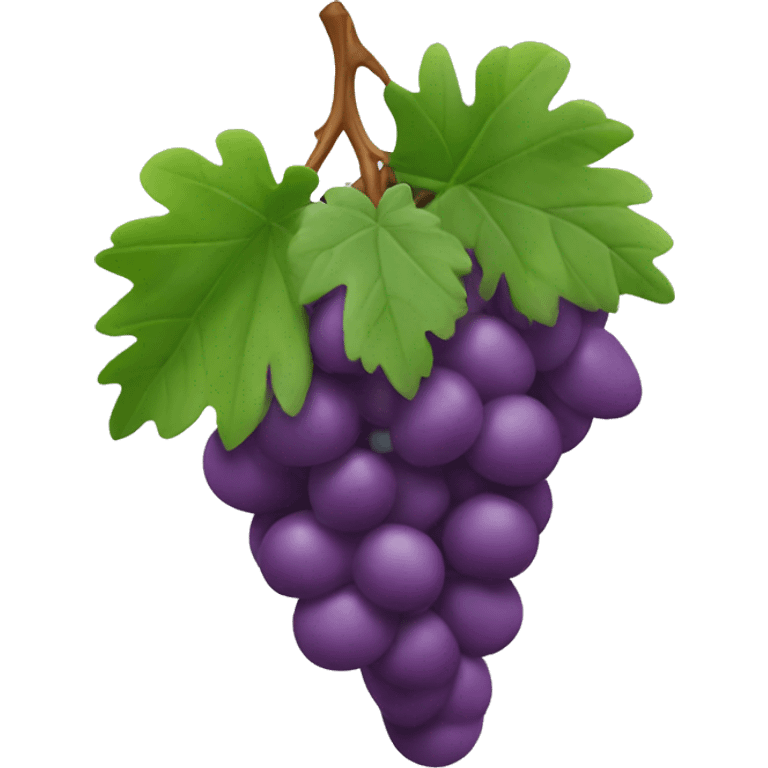 3D Grapes emoji  emoji