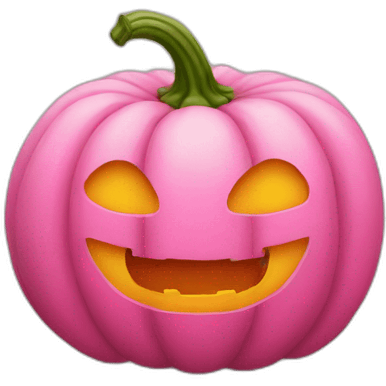 pink pumpkin emoji