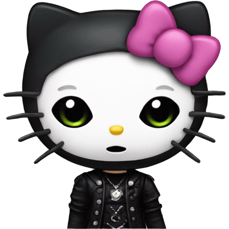 Goth hello kitty  emoji