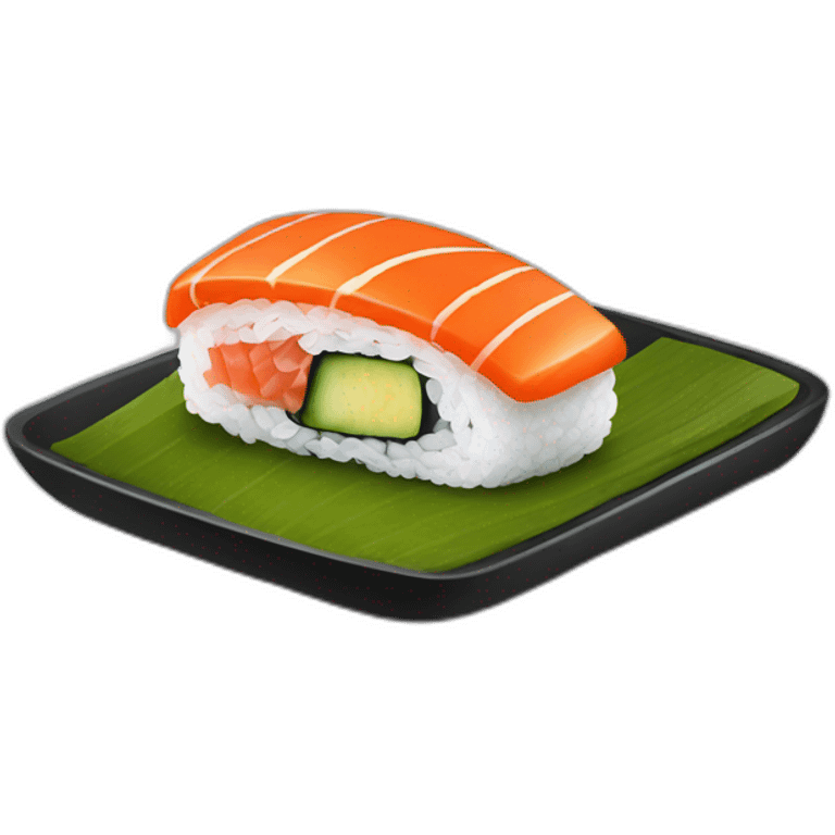 un sushi au téléphone emoji