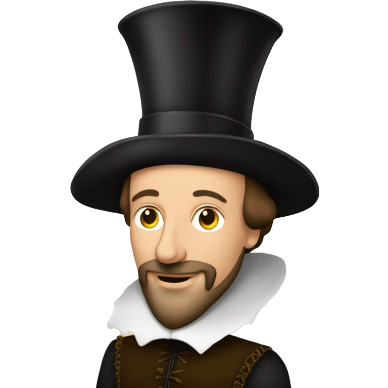 william shakespeare with a birthday h emoji