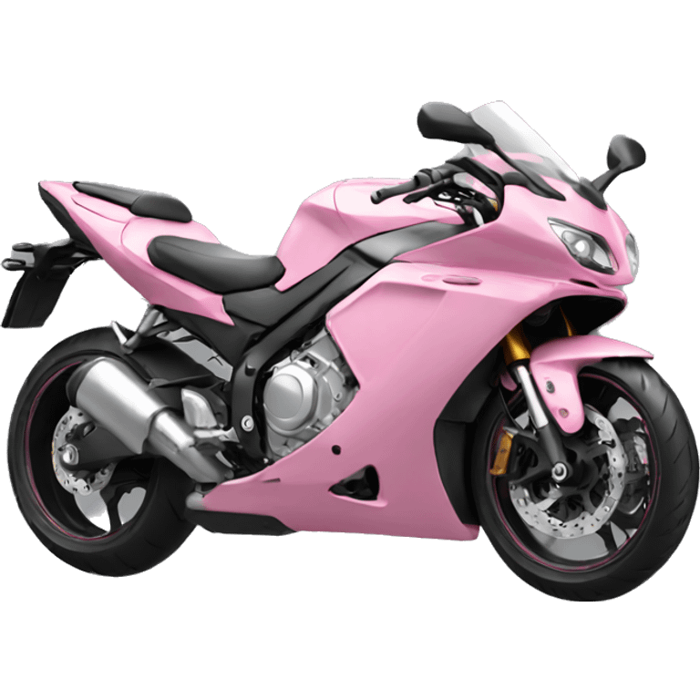 Pink sports motorcycle emoji