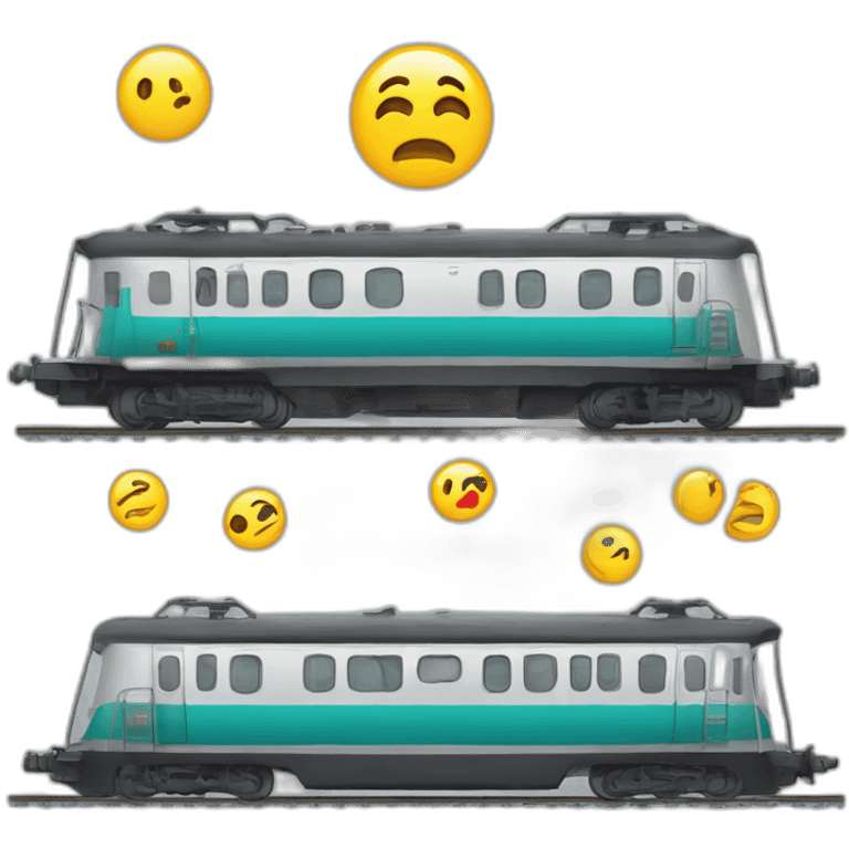 le train de tes injures roule sur le rail de mon indifférence emoji