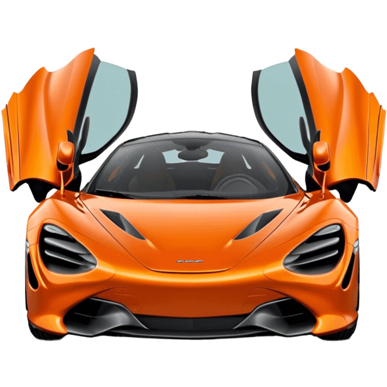 McLaren 720S - McLaren (Model Year: 2021) (Iconic colour: Orange) emoji