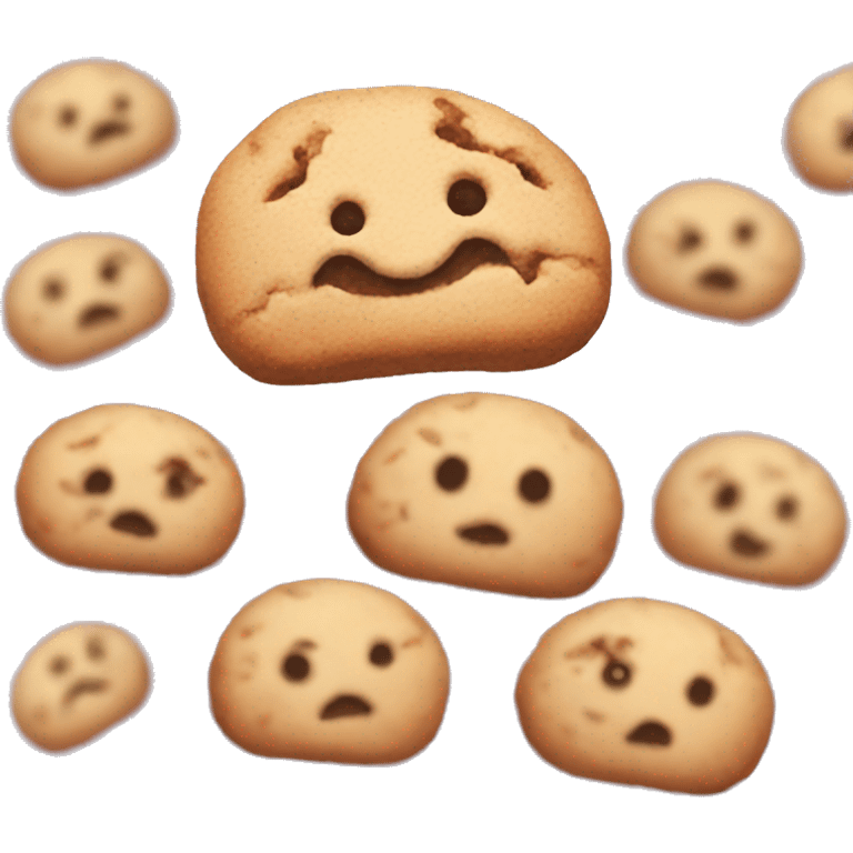 Cute aesthetic cookie emoji