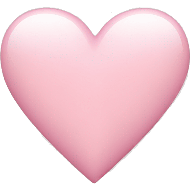 Light pink heart emoji