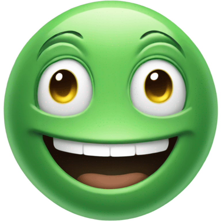 alien satisfied smiling  emoji