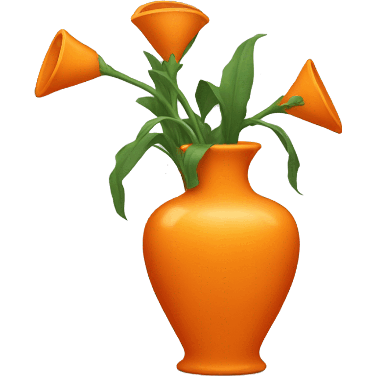 orange vase broken emoji