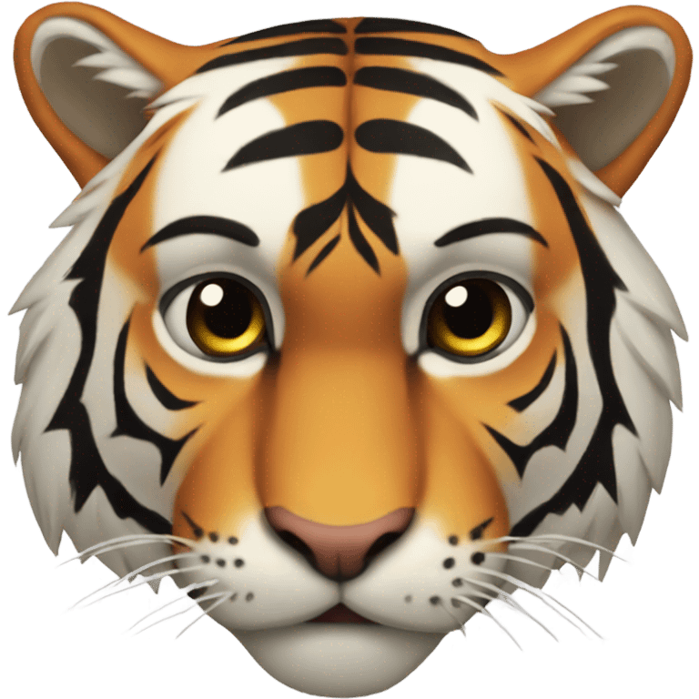 The tiger frowned. emoji