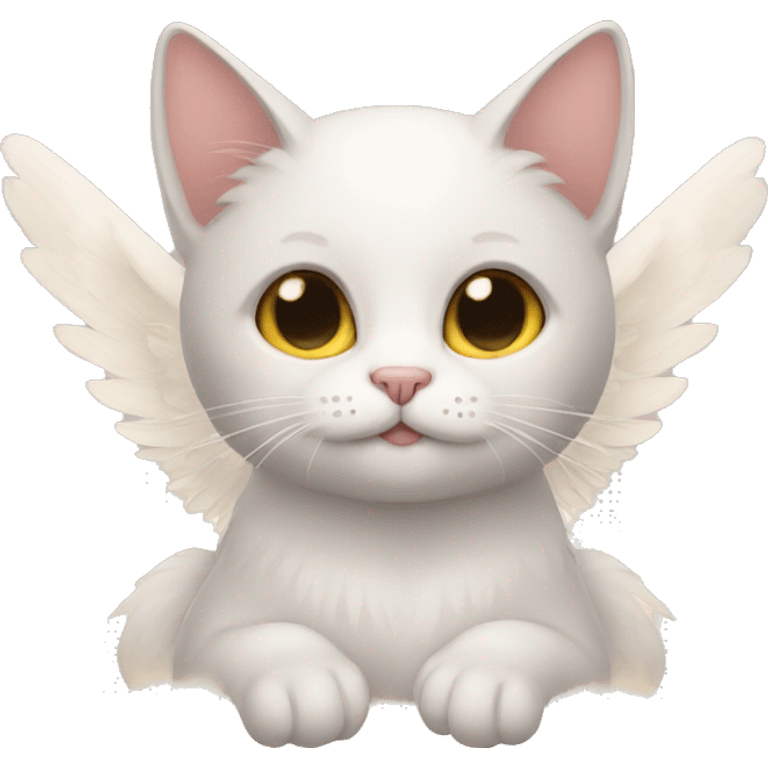 cat angel emoji