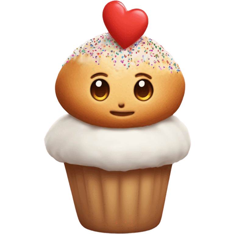 Love muffin emoji