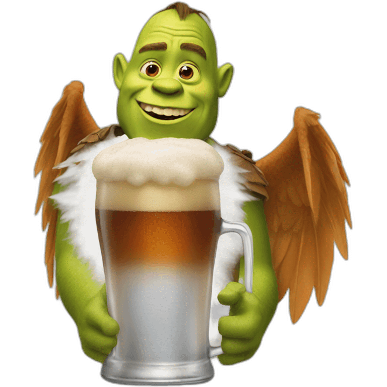 wings beer shrek emoji