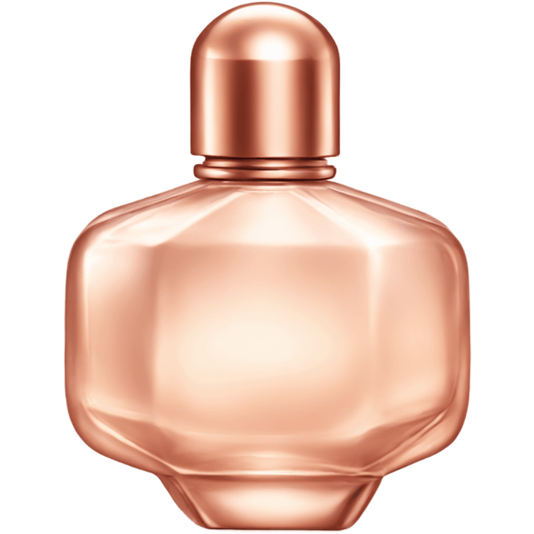 Rose gold perfume bottle  emoji