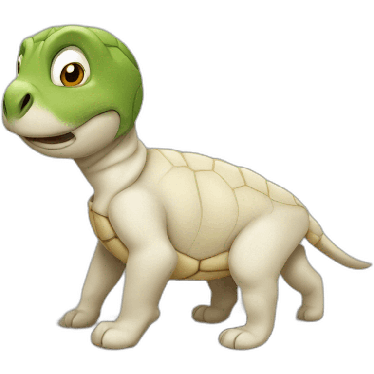 Tortue sur chien emoji