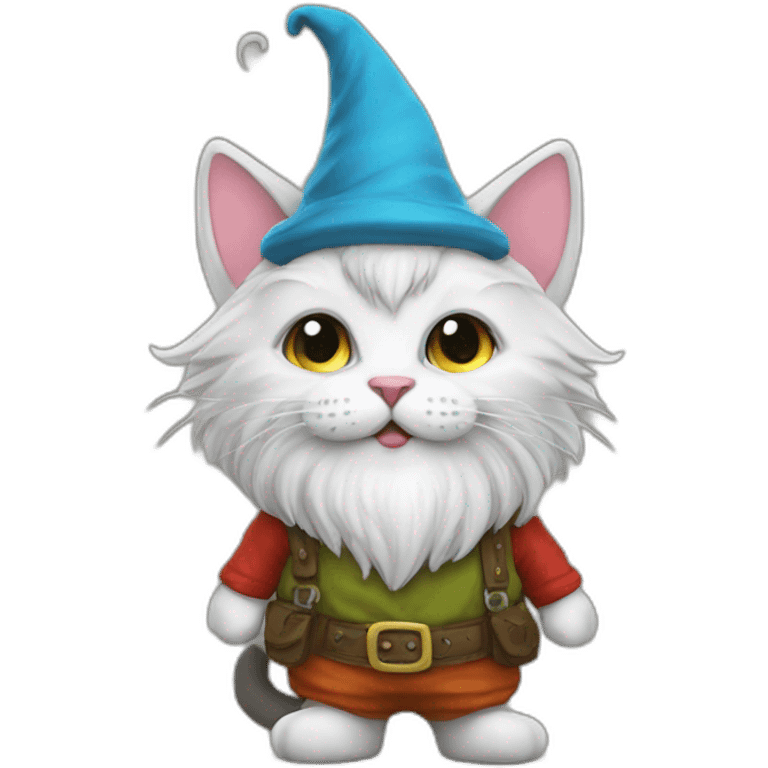 kitty gnome emoji