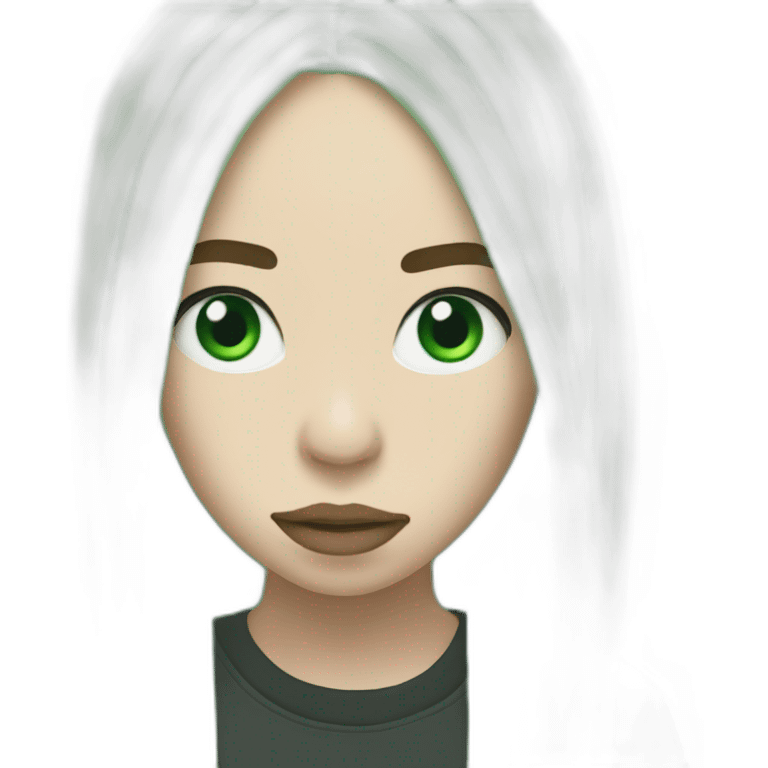 Billie eilish green roots emoji