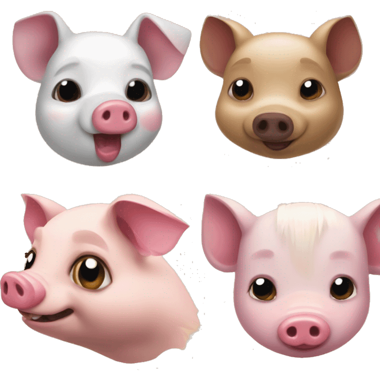 ferrets and pigs the ugly one emoji