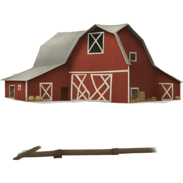 barn on a farm emoji