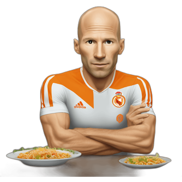 Arjen robben entrain de manger emoji