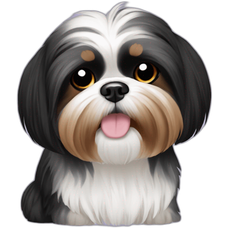 Shih tzu black emoji