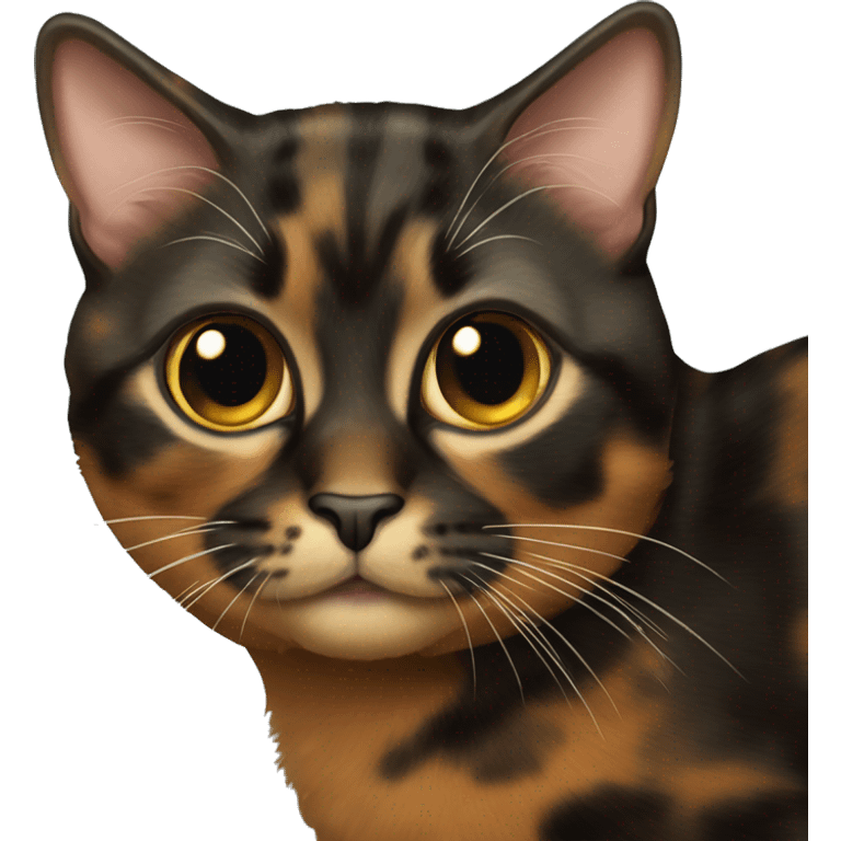 Tortoiseshell cat emoji