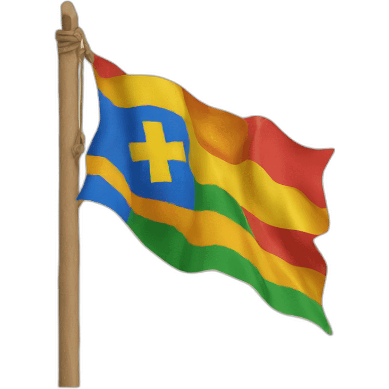 Drapeau kabyle emoji