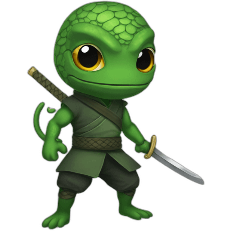 Lezard ninja emoji