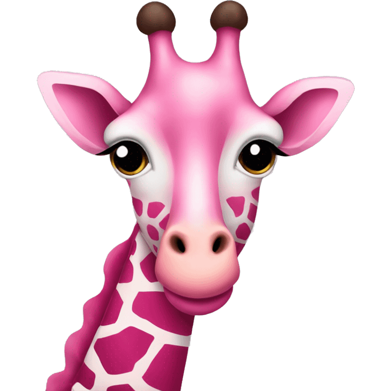 pink giraffe emoji