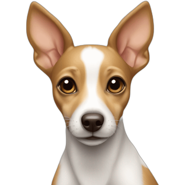 Fawn color rat terrier emoji