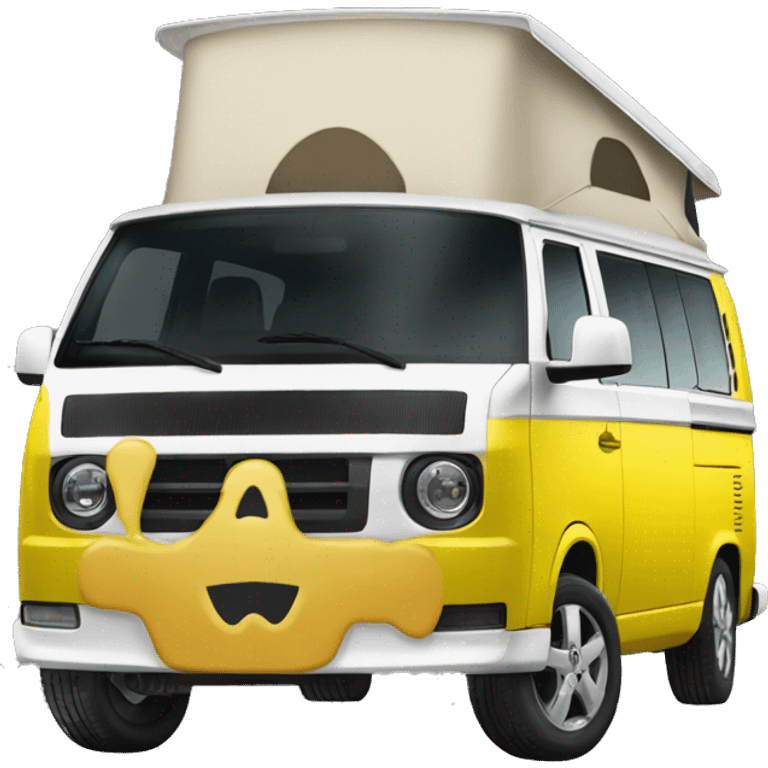 Yellow VW T5 emoji