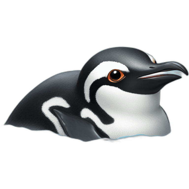 swimming-magellanic-penguin emoji