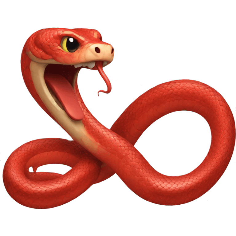 red snake emoji