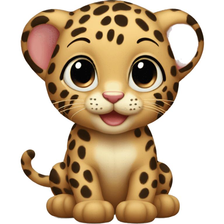 cute baby panter emoji