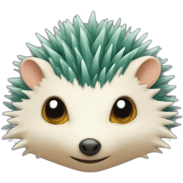 alien hedgehog pokemon face emoji